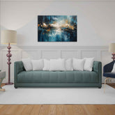 Abstract canvas painting wall décor Minimalist Floral landscape colorful